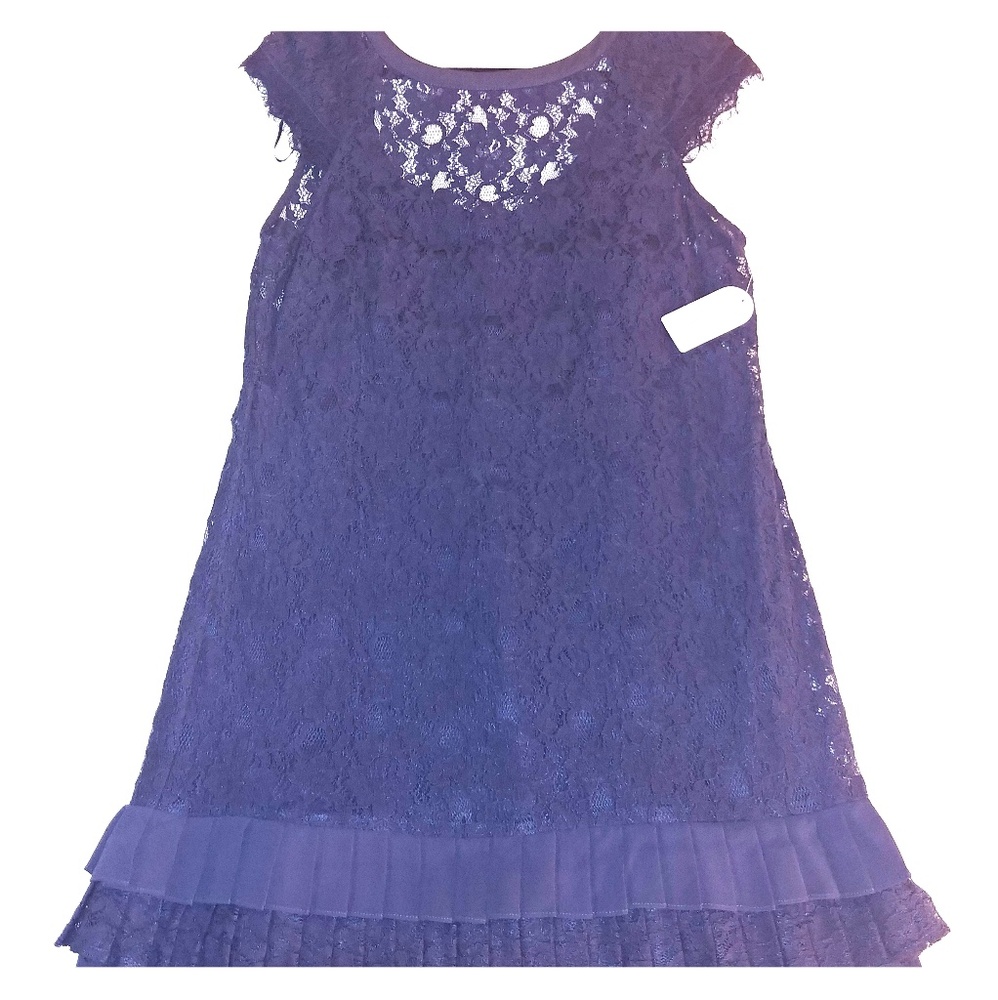 Jessica Simpson Navy Lace Cocktail Dress